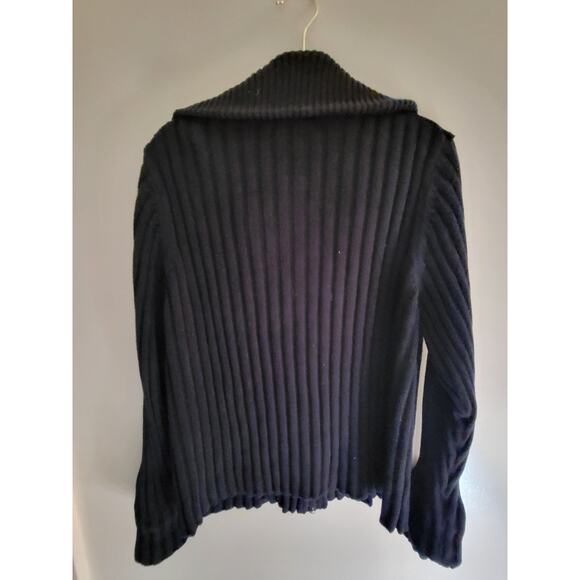 Denim & Co Black sweater 1X - Picture 3 of 6
